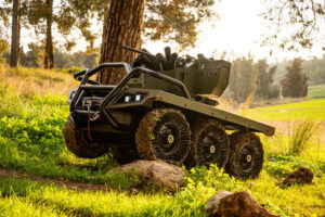 Elbit Systems and Roboteam Introduce ROOK: New Multi-payload 6X6 Unmanned Ground Vehicle logo/Read magazine