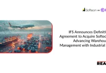 IFS Announces Definitive Agreement to Acquire Softeon, Advancing Warehouse Management with Industrial AI IFS