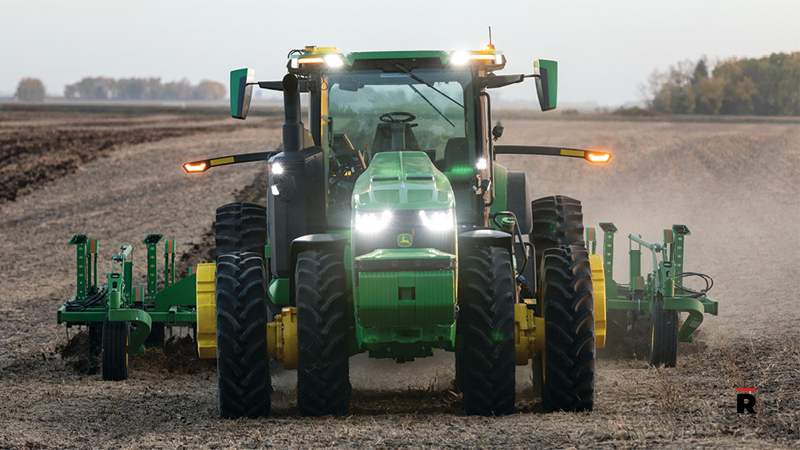 John Deere Reveals Fully Autonomous Tractor at CES 2022 logo/read magazine