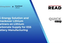 LG Energy Solution and Smackover Lithium Partners on Lithium Carbonate Supply for ESS Battery Manufacturing LG Energy Solution
