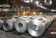 Rio Tinto and Calix Partner on Low-Emissions Steel Making Rio Tinto