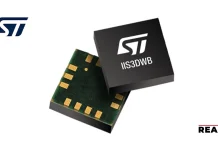 STMicroelectronics Unveils Dual-Range Motion Sensor STMicroelectronics