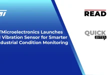 STMicroelectronics Launches AI Vibration Sensor for Smarter Industrial Condition Monitoring STMicroelectronics