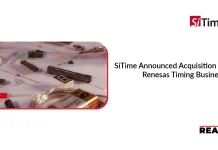 SiTime Announced Acquisition of Renesas Timing Business SiTime
