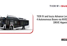 TIER IV and Isuzu Advance Level 4 Autonomous Buses via NVIDIA DRIVE Hyperion TIER IV