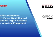 Toshiba Introduces Low-Power Dual-Channel Standard Digital Isolators for Industrial Equipment Toshiba